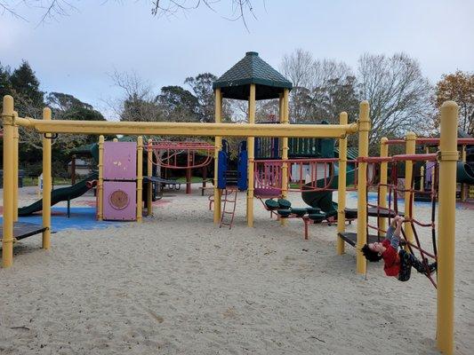 Modern playground equipment