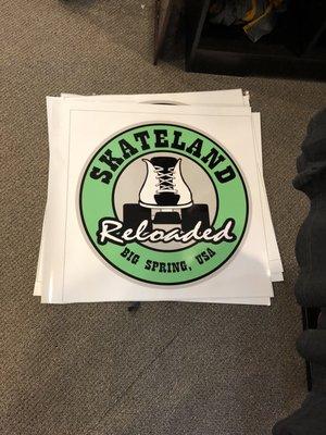 Skateland Reloaded stickers