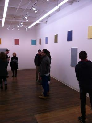 Fabulous opening tonight for Rainer Spangl.  Exhibit uuuuu.