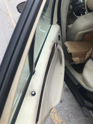 He damaged my rear doors