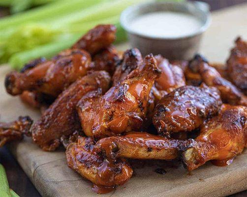 Barbecue chicken wings