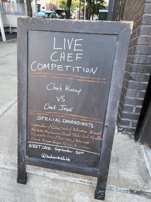 Live chef competition