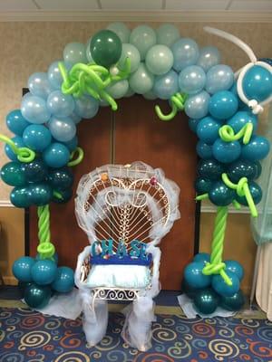 Under the Sea themed arch