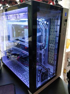 Custom built water cooled gaming PC. The latest and greatest technologies all water cooled to stay cool and quiet during even heavy loads.