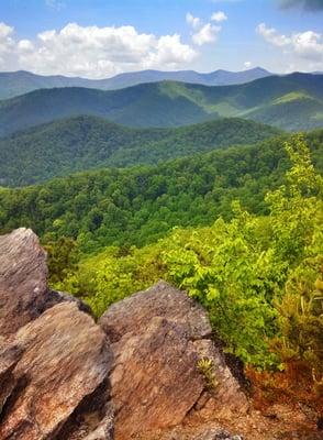 A lovely view from the top of a local trail.