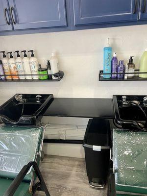 Shampoo area