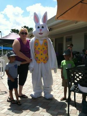 Jacob, Logan, Me and the Easter Bunny !