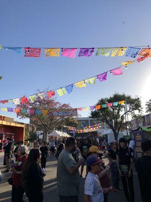 tía de los muertos in Downey's a big deal? #Latinos.