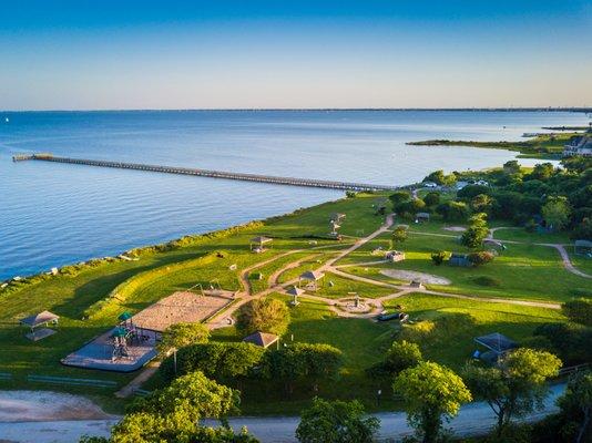 Pine Gully Park in Seabrook, Texas