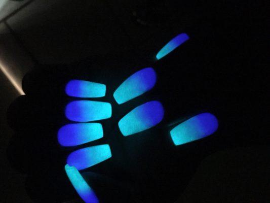 Glow in the dark acrylic