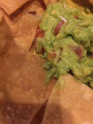 Guacamole and chips