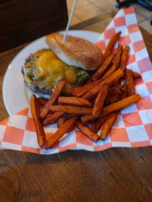 Philly Cheese Steak Burger