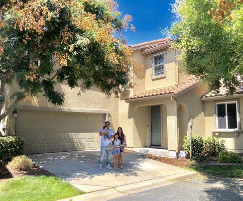 Another happy client with their first home purchase in Natomas!