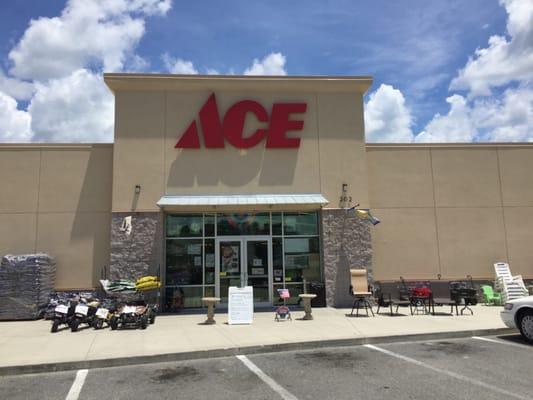 Ace Hardware entrance.