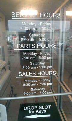 Our Hours