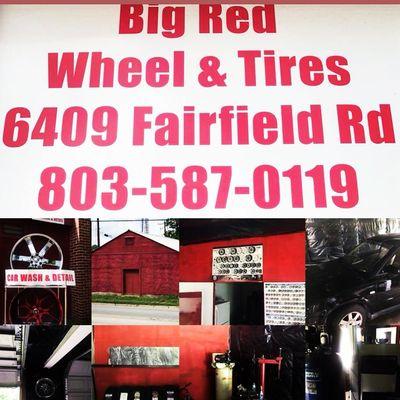 Big Red Wheels and Tires