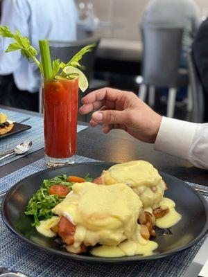 Eggs Benedict with Serrano Ham