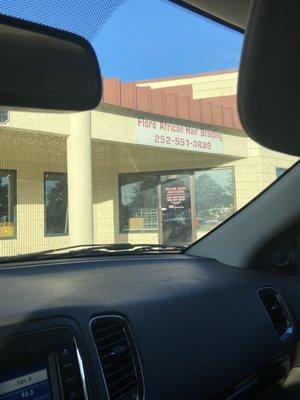 This is not the real african hair braiding shop. This place is horrible!!!