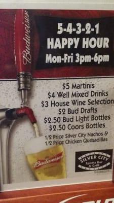 Happy Hour Specials