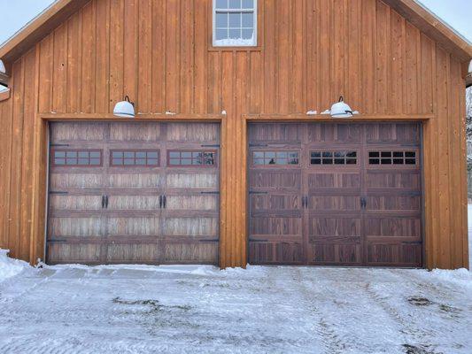 We replaced our old CHI doors. Here is the side by side comparison on how bad our old doors had faded.