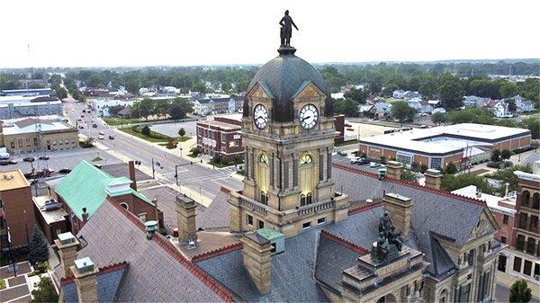 Hancock County Ohio Courthouse, Findlay, Ohio