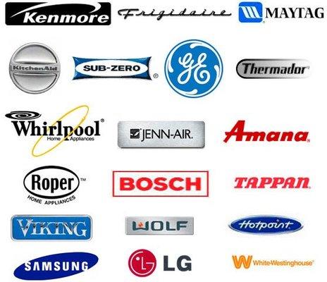 Some of the brands we service