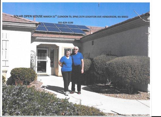 Jerry loves his new solar system in the Sun City Anthem area of Henderson, NV