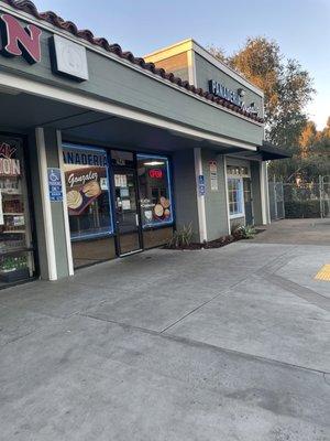 Outside picture. Bakery is located at a small shopping plaza same as were O'Reilly Auto parts is located, and car wash .