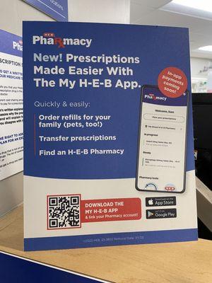 Use the My HEB app to manage your Rx