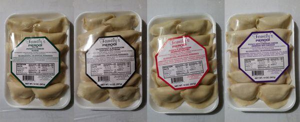 Our varied pierogies