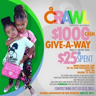 - There Are Not Many Places One Can Go To Spend Their Money That Actually Give Back #Crawl2US #We #Support #Our #Parents!!!