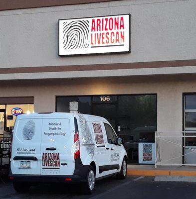 Fingerprinting Walk-in at 4695 N. Oracle Rd., Tucson, AZ 85705