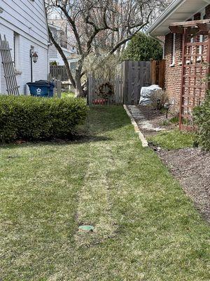 Underground installed in Hinsdale Illinois.