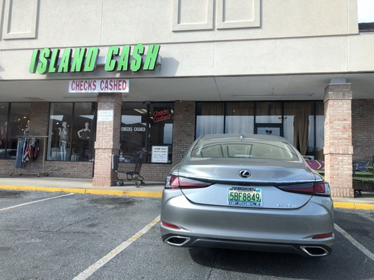 Front of Island Cash