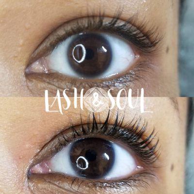 Lash Lift Before & After