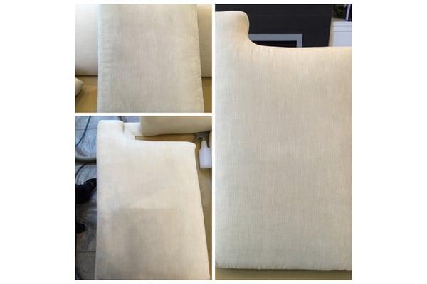 Before and After: Upholstery Cleaning