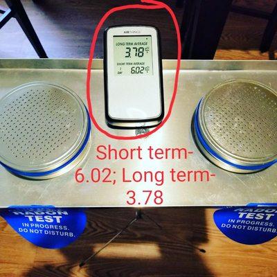 Continuous Monitoring and canisters Radon gas testing for both instant results and lab results.