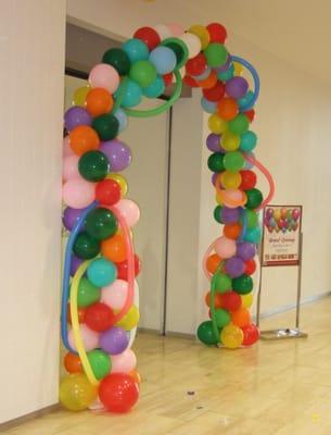 Whinsical Balloon Arch