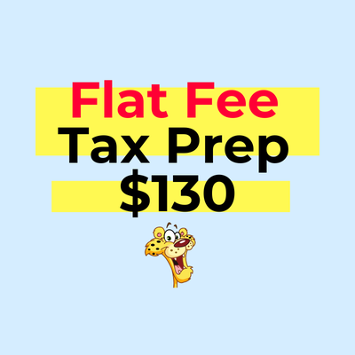 Flat fee to prepare your taxes.  Unlimited W-2s and 1099s  FREE Consultation  FREE State filing  FREE IRS eFile for a rapid refund.