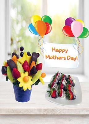 Happy Mothers day , celebrate your Mom with the greatest special fruit basket and a box of strawberry with chocolate.