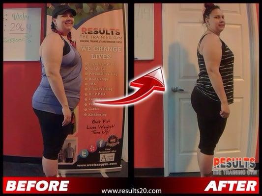 Christine lost over 20lbs in 6 weeks