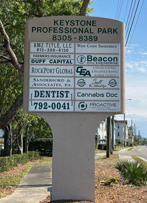 Cannabis Doc Medical Marijuana Doctor Citrus Park Road Sign