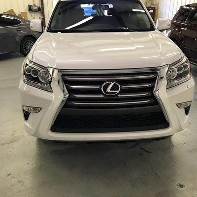 Park Place Lexus vehicles in for PDR