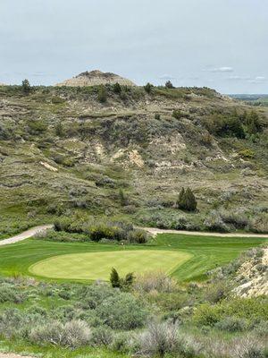 Green on hole 15