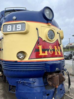 L&N Locomotive on display