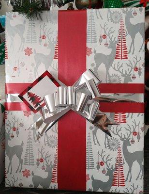 Barbara's beautiful wrapping!