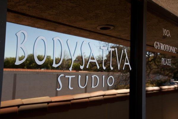 Yoga studio entrance