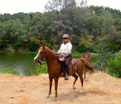 Kashmir and I at Avery Lake