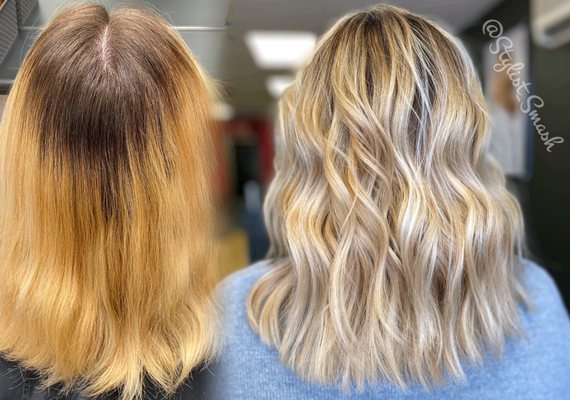 Balayage and babylights by Ashley