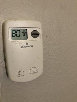 This is my sad thermostat.